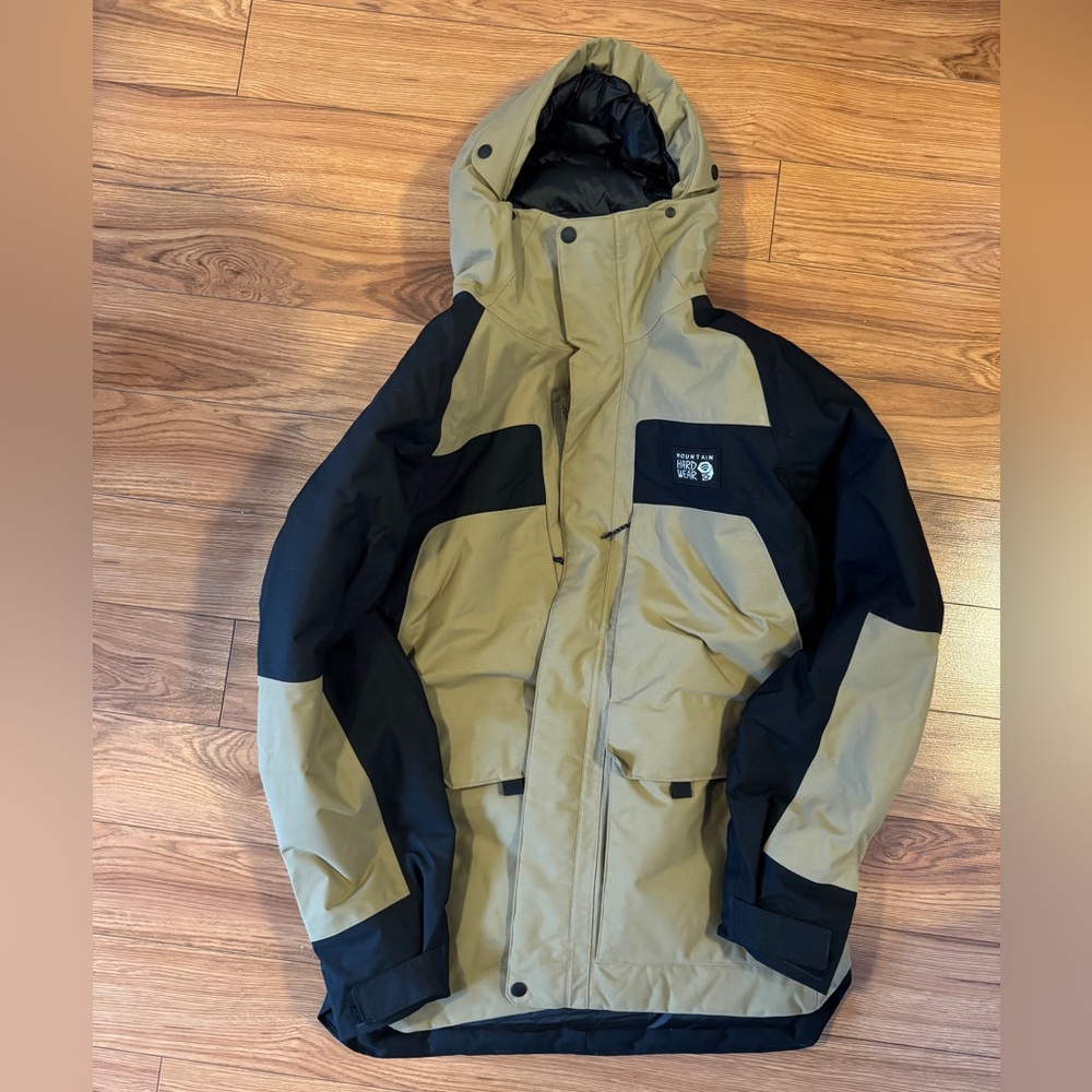 Men’s mountain hardware weather down parka NWT